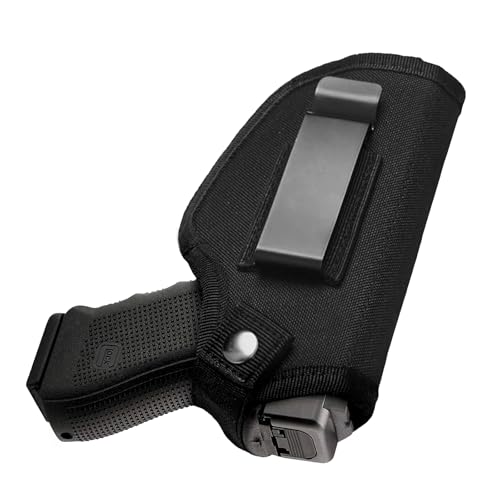 Concealed Carry Pistol Holster for Compact Handguns - 1000D Nylon - Black-Metal