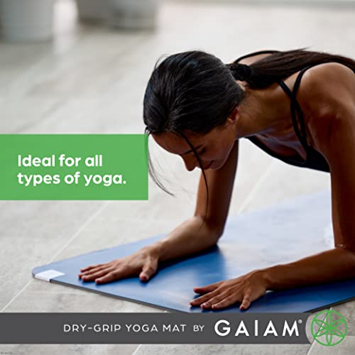 Dry-Grip Yoga Mat - Non-Slip, Marbled for Hot Yoga