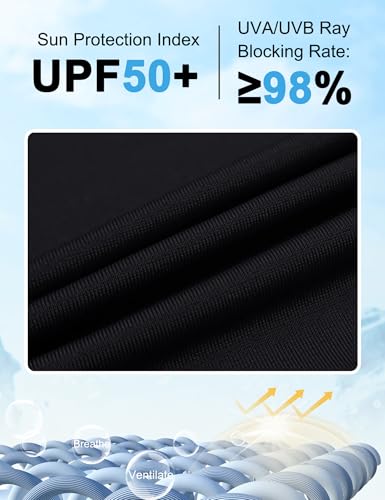 Bonneuitbebe Women's High Waisted Swim Shorts Black Medium - Bathing Suit Bottoms Boyshorts
