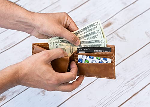 Laser Engraved NFL Billfold Wallet - Slim Design with Card Slots