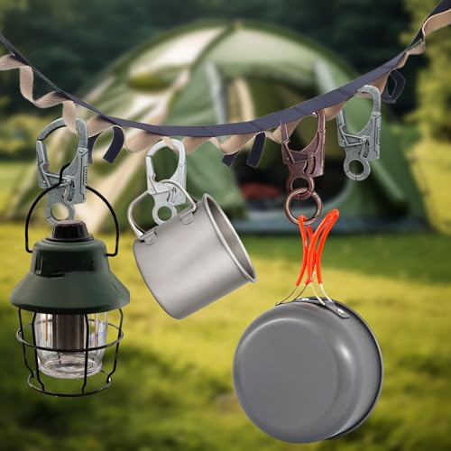 Double Locking Zinc Alloy Carabiner Keychain Clip - Deep Alloy