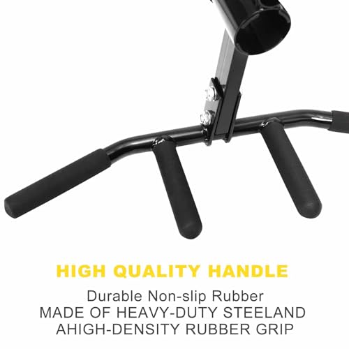 Landmine T Bar Row Handle for Olympic & Standard Barbells - Multi-Grip Workout Equipment