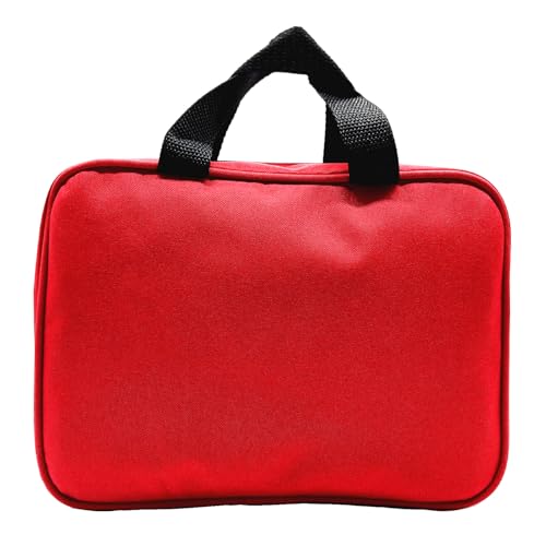 First Aid Bag - Empty Medical Storage Pouch for Travel - Zipper MHS