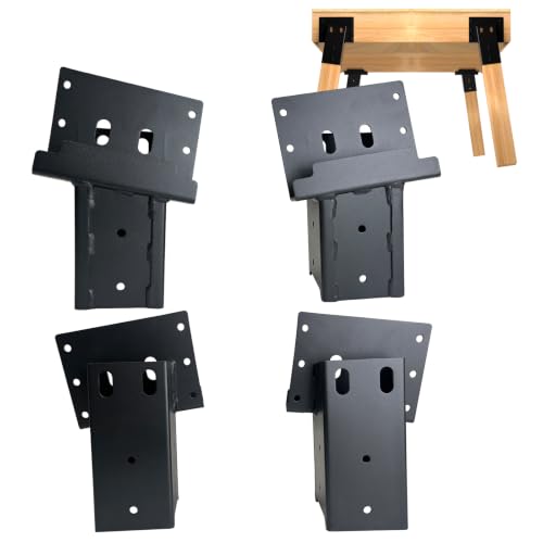 Heavy-Duty 4x4 Deer Stand & Hunting Blind Brackets - Corrosion-Resistant Steel