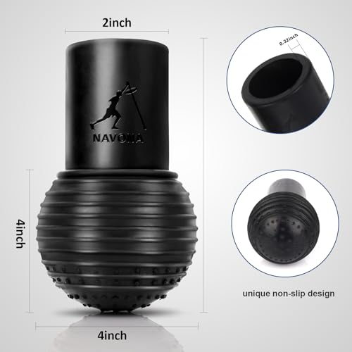 Landmine Attachment for 2-Inch Barbells - Durable Rubber with 360° Rotation
