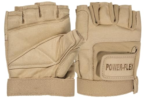 Power Flex Color Guard Gloves - Suede Grip Palm, Mesh Back, Light/Medium
