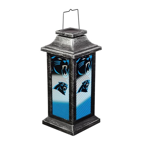 NFL Solar Powered Lantern - Carolina Panthers Team Spirit