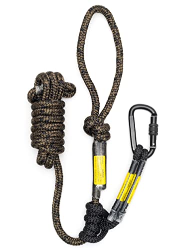 SENFU 10 Feet Tree Stand Safety Rope for Hunting, Non-Reflective Lineman's Rope