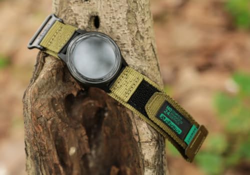 Green 22mm Quick Release Nylon Watch Band for Amazfit, Garmin & More - Large 6.6''-9.0''