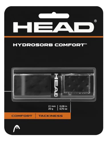 Tennis Racquet Replacement Grip - Hydrosorb Comfort - White