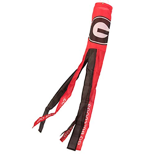 Georgia Bulldogs Windsock with Team Colored Streamers - 40"