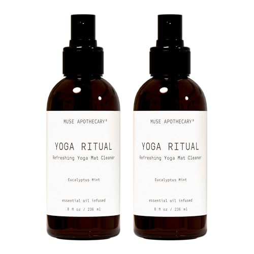 Muse Apothecary Yoga Ritual Aromatic & Refreshing Mat Cleaner 8 oz Pack of 2