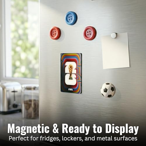 FIFA World Cup 2026 Edition Lenticular Magnet - 3.5 x 2.5 Inch
