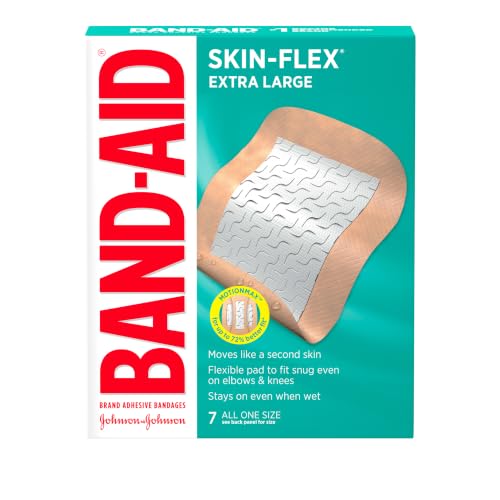 Skin-Flex Extra Large Adhesive Bandages - 7 Count Flexible Wound Protection