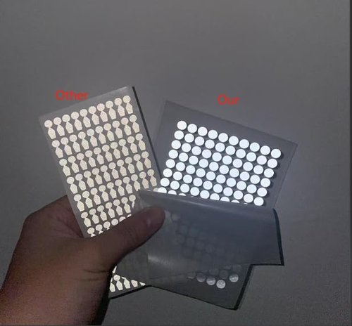 ProSSS 0.25" Reflective Dot Stickers for Golf Launch Monitors – 300 High-Reflective Glass Bead Dots for Launch Monitor Golf Swing Analysis, Simulators & High-Speed Cameras