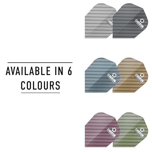 Premium 100 Micron Dart Flights - 5 Sets Black (15 Flights Total)