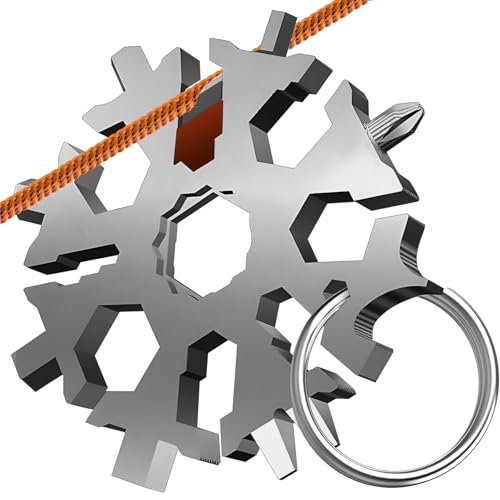35-in-1 Snowflake Multi Tool - Silver Christmas Gift for Men