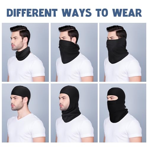 Geyoga 12 Pcs Summer Breathable UV Sun Mask for Men Women - Cooling Balaclava, Helmet Liner, Motorcycle & Fishing Gear (Mixed/Classic)