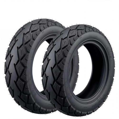 BISHUNCHI 3.00-10 Tubeless Tire - 10 Inch Off-Road Tire for Scooters, E-Bikes, Mopeds (3.00-10, 8PR) Variation: Tubeless Tire / 1