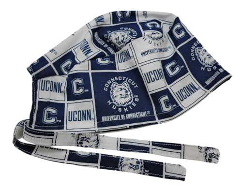 Cotton Scrub Hat with University Sports Prints - Handmade