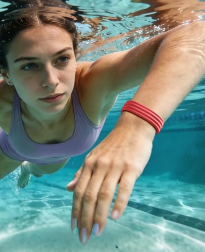 TiMOVO Replacement Silicone Active Band for Fitbit Air 5 - Small, Royal Blue/Red/Gray/Black/Starlight