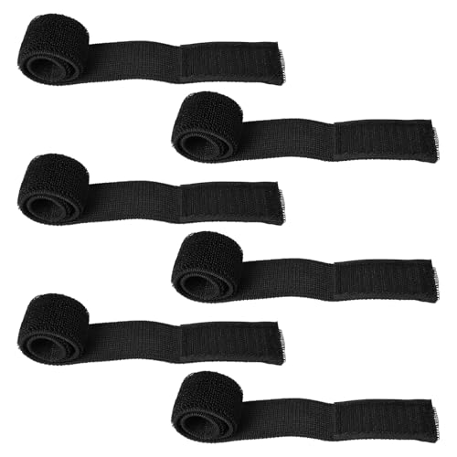 Adjustable Elastic Bands with Velcro - 6 Pcs for Cycling & Hiking
