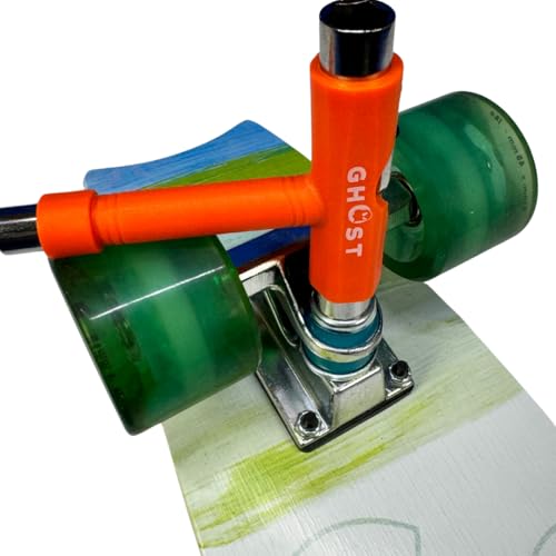 Multi-Function Roller Skate Tool - Pocket-Sized T-Handle Tool - Orange