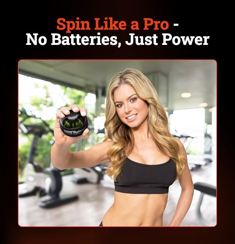 Thumb-Wind Gyro Ball - Up to 18,000 RPM Hand Strengthener