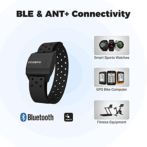Heart Rate Monitor Armband with Bluetooth & ANT+ - IP67 Waterproof