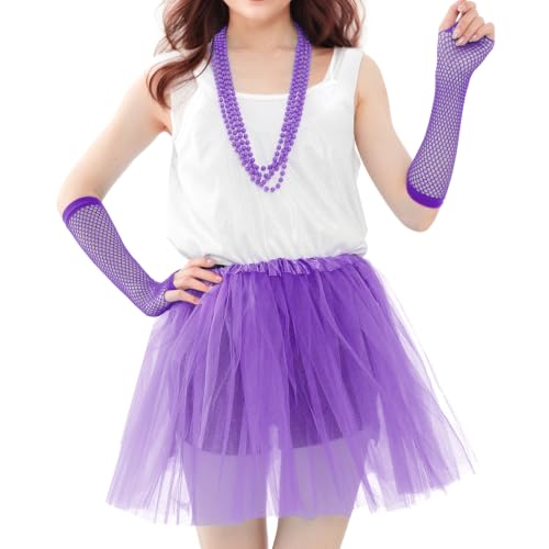 Tutu Skirt - Layered Tulle for Party Costumes - Purple