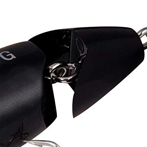 Topwater Bass Fishing Lure - Arbogast Jitterbug 3.5" Black