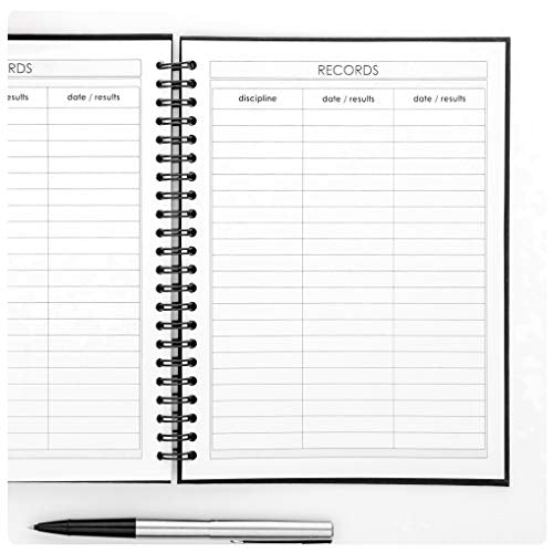 ProFit Fitness Journal - Workout Log & Nutrition Tracker - A5 Hard Cover