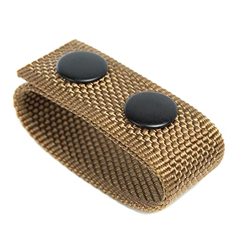 Duty Belt Keeper with Double Snaps for 2¼" Belts - Khaki