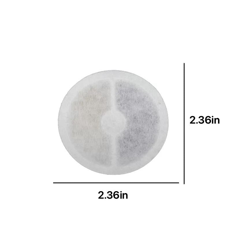 Pet Water Fountain Filter Replacement Pads, 10 Pack, Compatible with Petmagic Automatic Feeders