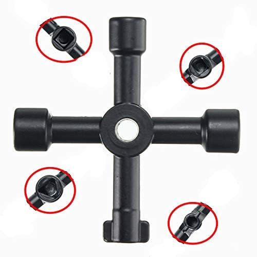 4-Way Multi-Functional Utility Key for Electric & Gas Meters