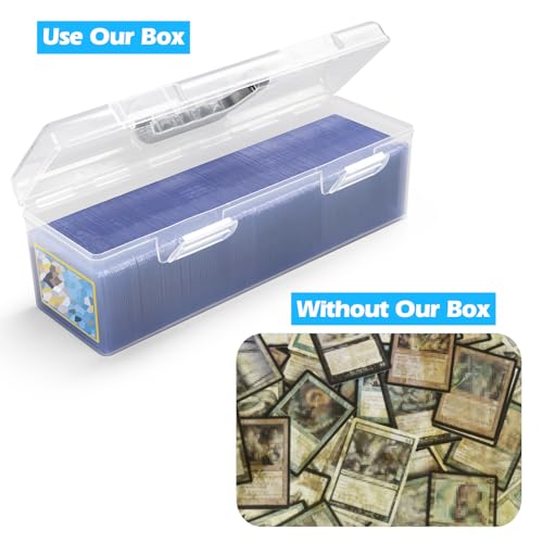 Large Trading Card Storage Box for 200 Toploaders & 750 Cards
