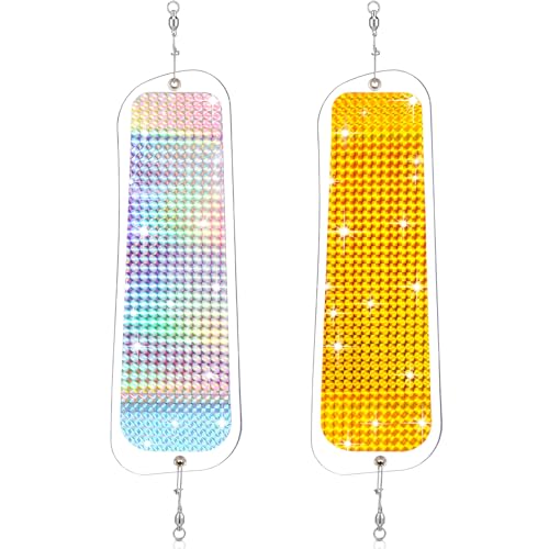 Seenelling 2 Pcs 11-Inch Kokanee Fishing Flashers - One Color