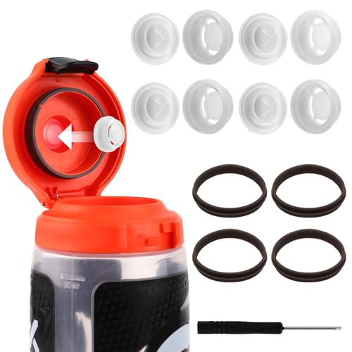 Replacement Dispensing Valve Kit for 30oz Sports Water Bottles - 4 Pack
