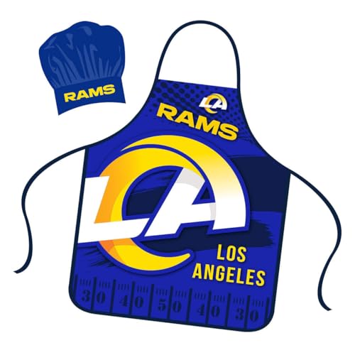Los Angeles Rams Chef Hat and Apron Set - Universal Size