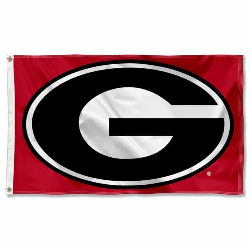 Georgia Bulldogs Large College Flag - 3'x5' Durable Polyester