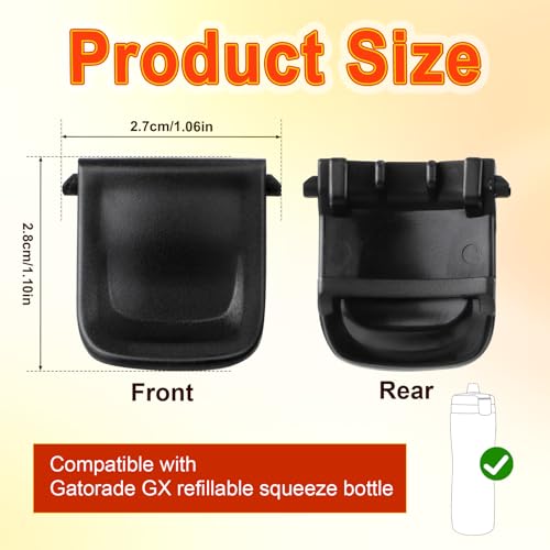 Replacement Clips for Gatorade GX Bottle - 2 Pack