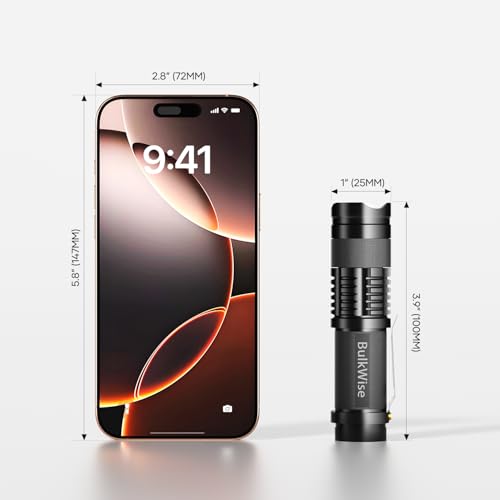Rechargeable Red Light Flashlight 2 Pack | Single Mode, Black, Outdoor & Reptile Use