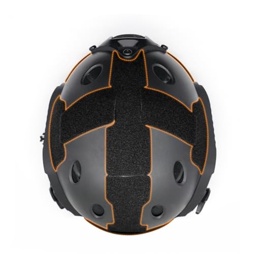 Tactical Helmet Hook and Loop Set - Black for MK Fast Helmets