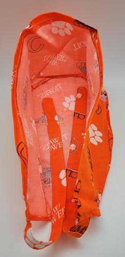 Cotton Scrub Hat with Sports Prints - Handmade Do-Rag Cap