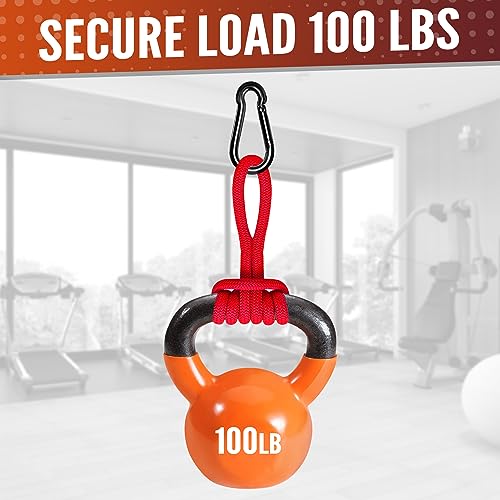 2-Inch Spring Snap Hooks - Heavy Duty Carabiner Clips - 6 Pack