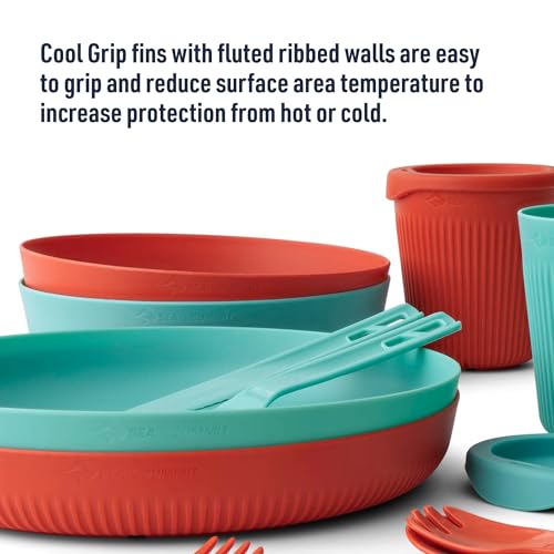 Sea to Summit Passage Camping Plate – Spicy Orange, 34oz Capacity