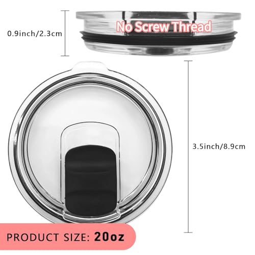 20oz Magnetic Replacement Tumbler Lid - Spill Proof Design