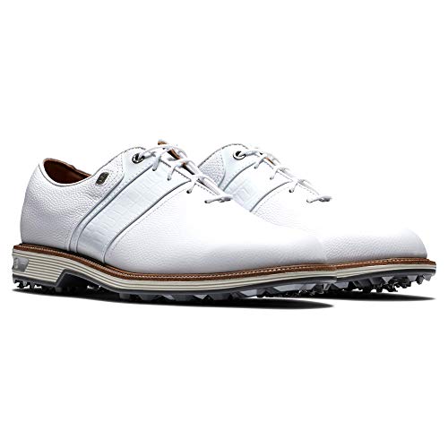 FootJoy Men's Premiere Packard Golf Shoes - Size 11.5 White/White