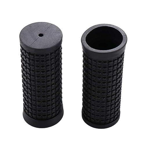 Bicycle Handlebar Grips - Black Protective Covers for 22.2mm