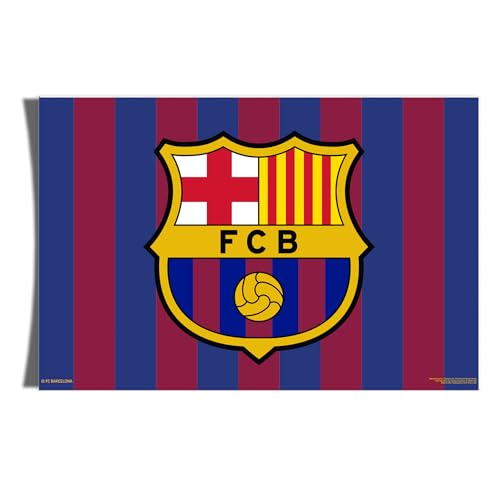 FC Barcelona Poster - 11 x 17 Inch Design D - Officially Licensed